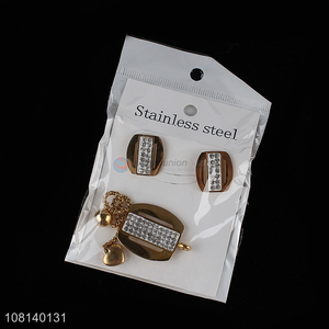 Factory price stainless steel jewelry ear studs earrings