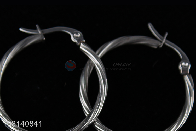 Good selling silver decorative hoop earrings for accessories