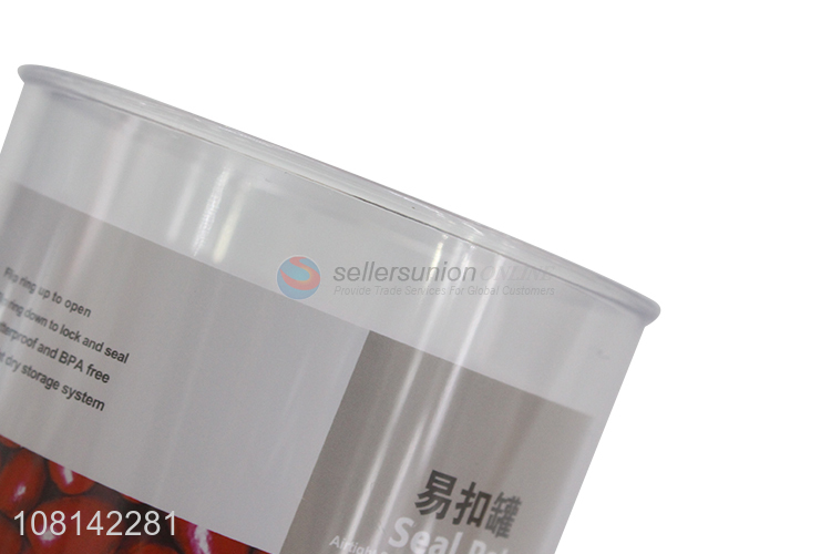 Factory price kitchen red bean tin creative storge tank