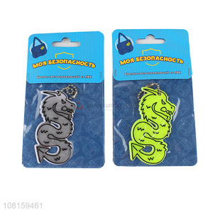 Good Price Cartoon Dragon Shape Reflective Pendant For Bag