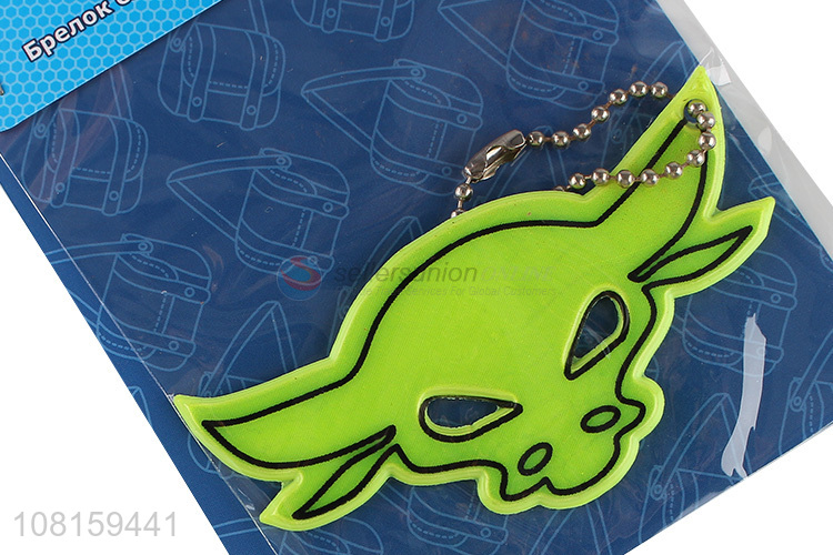 Good Sale Bull Shape Reflective Keychain Reflective Bag Pendant