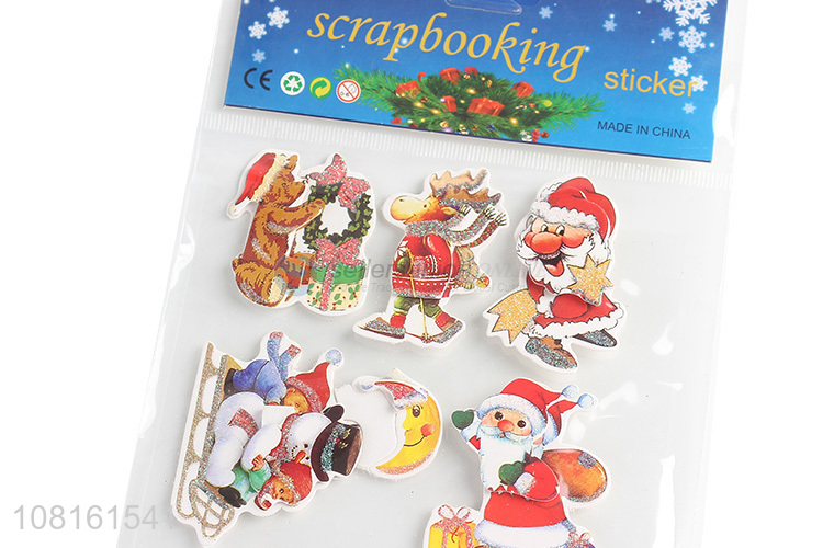 China factory creative paper window stickers for Christmas