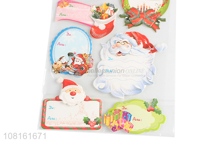 Online wholesale creative acrapbooking sticker for christmas