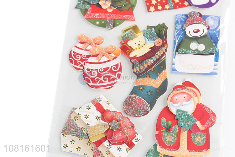 Yiwu direct sale creative cute christmas stickers