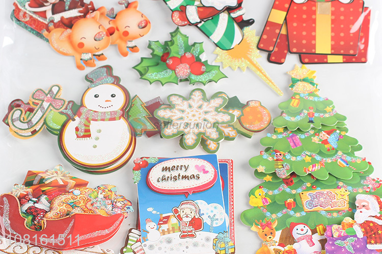 Factory price creative window stickers home christmas stickers