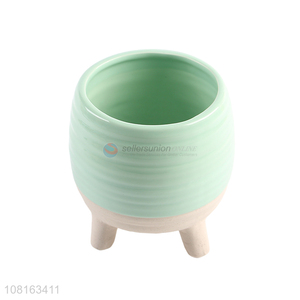 China supplier ceramic succulent planter porcelain flower pots