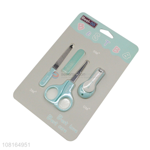 Low price reusable safety baby manicure tools set