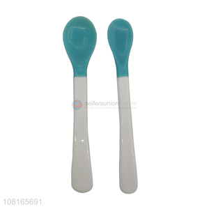 Hot products baby feeding supplies silicone baby spoon