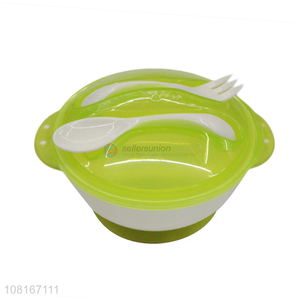 High quality green baby bowl household anti-drop bowl