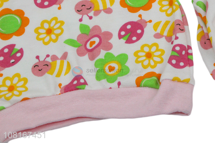 Hot selling printed cotton saliva towel for babies