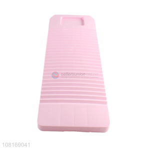 Good selling pink non-slip washboard for bathroom accessories