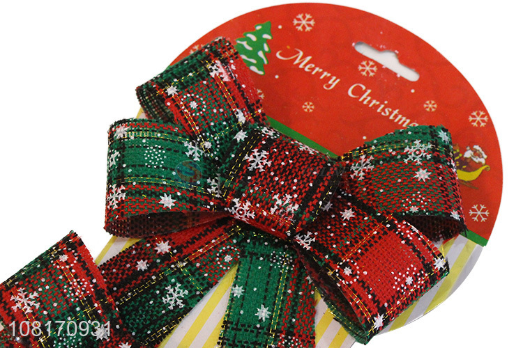 Hot items waterproof Christmas tree bows Xmas tree decorations