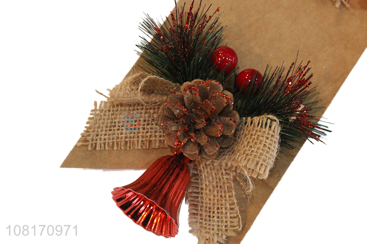 Good quality Christmas pinecone bows for wreath garland decor