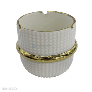 Top sale white ceramic flowerpots handicraft decoration