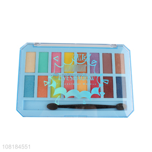 Fashion 16 Colors Eyeshadow Palette With Eyeshadow Brush