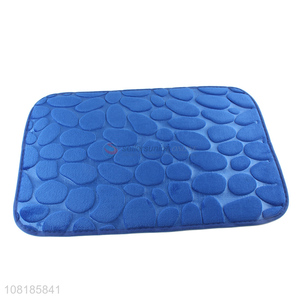 Factory supply non-slip blue floor mat door mat with top quality