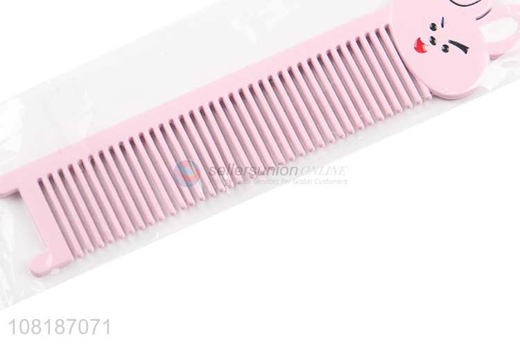 Online wholesale pink cartoon comb portable bangs comb