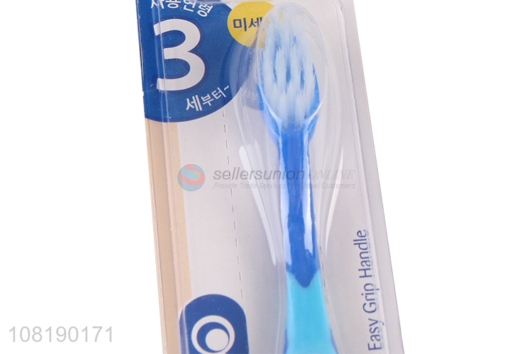 Cute Design Soft Nylon Toothbrush With Non-Slip Handle