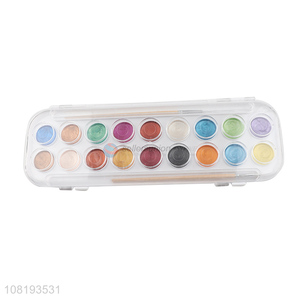 Good quality non-toxic 18colors watercolor paints set for sle