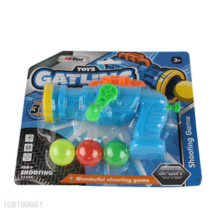 New style wonderful shooting games ping pong gun toys for kids