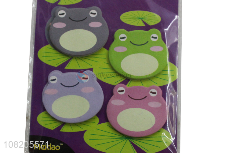 China factory cartoon frog removeable sticky notes