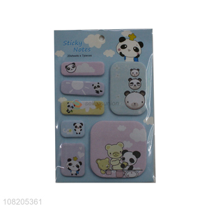 Yiwu market cartoon removeable self-adhesive sticky notes