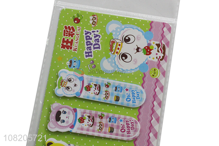 Yiwu factory cute cartoon removeable sticky notes