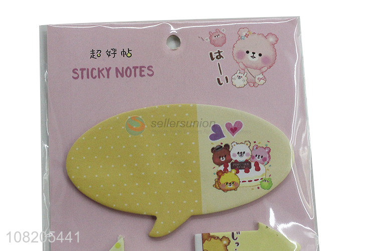 High quality cartoon paper sticky notes office stationary