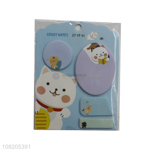 China factory cartoon sticky notes office memo pads