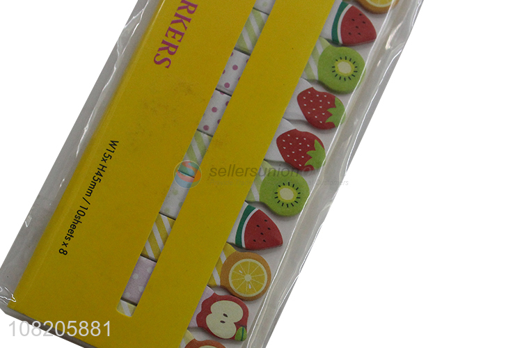 Wholesale cute fruit stickers students sticky notes