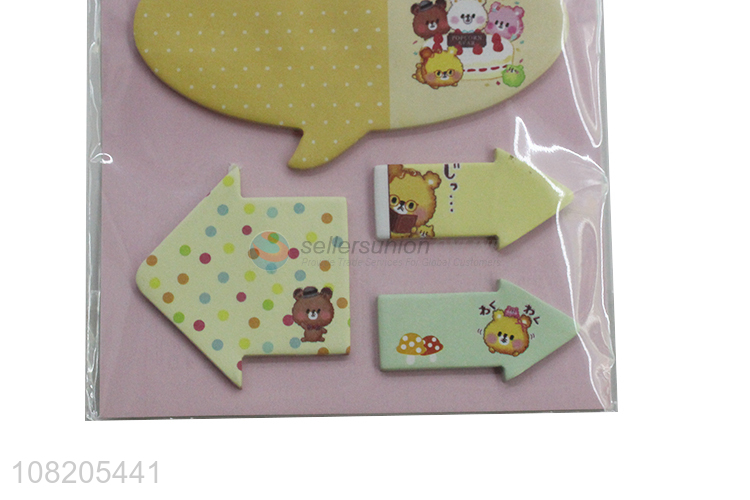 High quality cartoon paper sticky notes office stationary