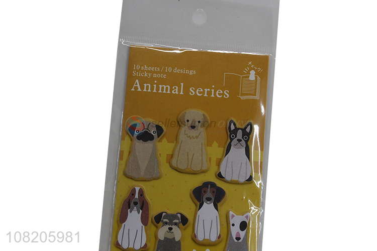 Online wholesale cute dog sticky notes office stationery