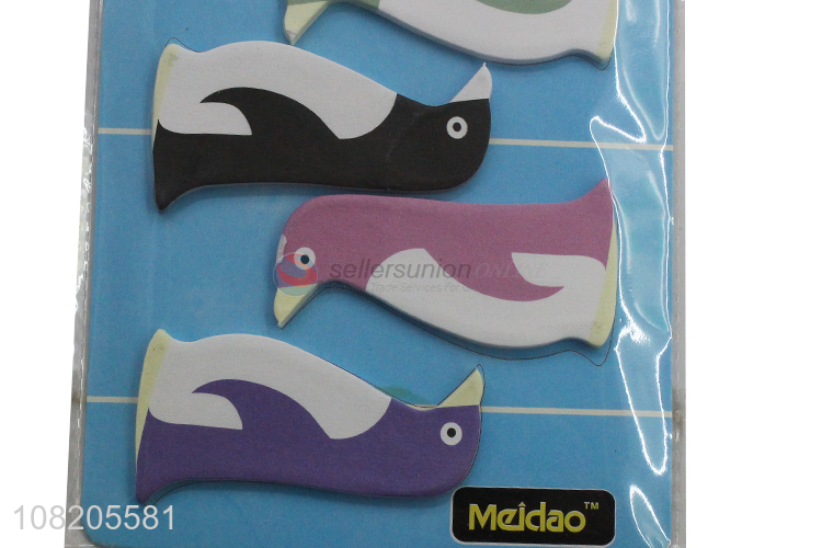 Yiwu wholesale penguin memo pads cartoon sticky notes