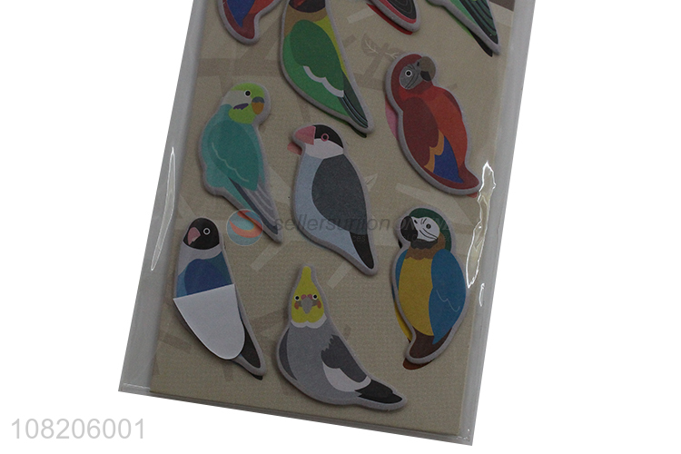 China supply birds paper removeable sticky notes