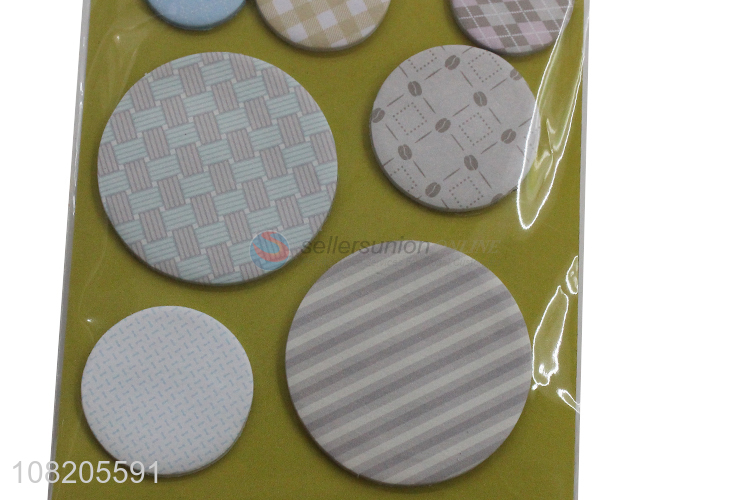 Wholesale simple round sticky notes adhesive notes