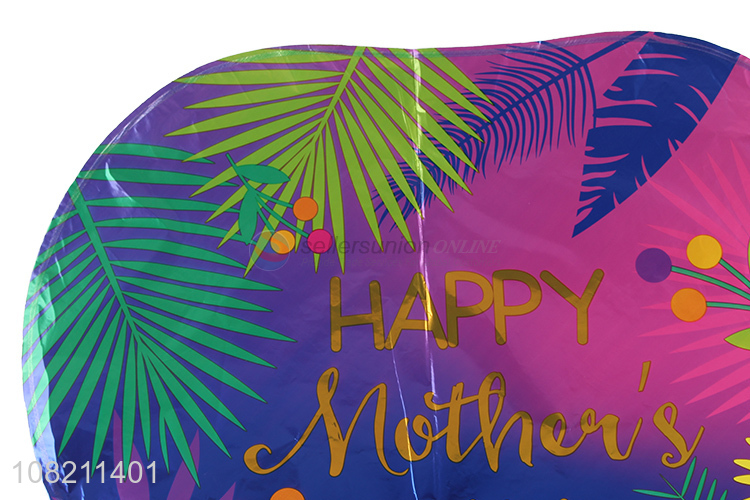 Custom Color Printing Aluminum Foil Balloons For Mother's Day Decoration