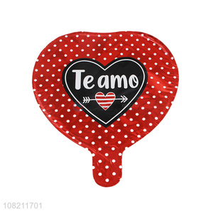 Fashion Heart Shape Foil Balloon For Party Decoration