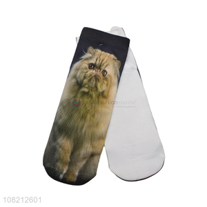 Online wholesale cats pattern women adult spring summer socks