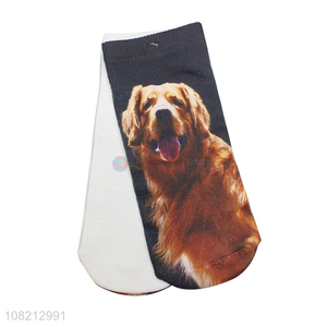 Online wholesale animal printed women casual socks with top quality