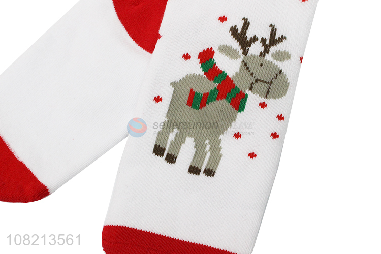 China supplier christmas style women casual low ankle socks