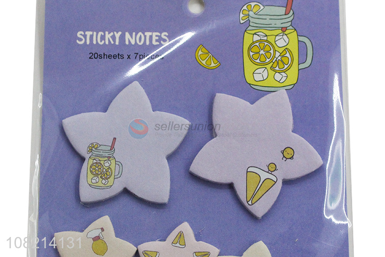 Bottom price kawaii sticky notes self stick memo pads