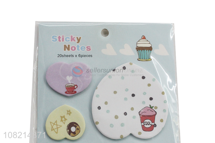 Yiwu market cartoon sticky notes colored post-it notes