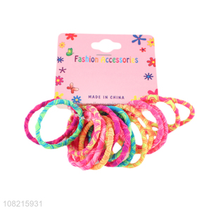 New Arrival Colorful Hair Ring Cheap Hair Tie Set