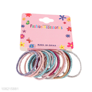 Cheap Price 16 Pieces Hair Rope Elastic Hair Ring