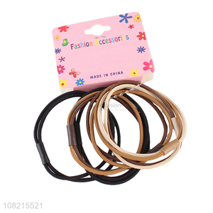 Simple Style 6 Pieces Elastic Hair Ring Fashion Hair Tie