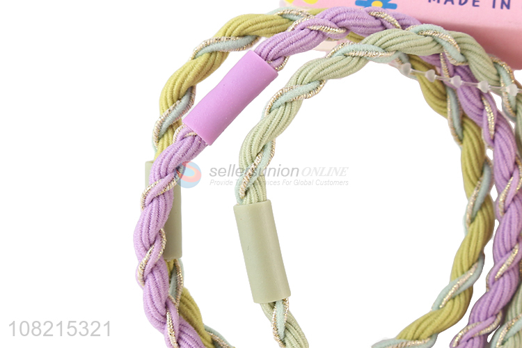 Popular Colorful Twisted Hair Rope Fashion Hair Tie