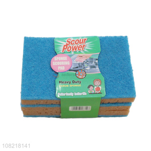 High quality scouring pads kitchen cleaning sponge