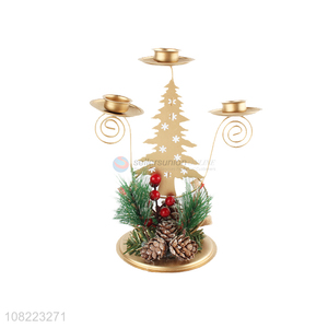 Fashion Design Christmas Decorations Candle Holder Wholesale