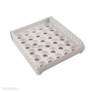 High quality stackable food grade kitchen plastic egg storage tray