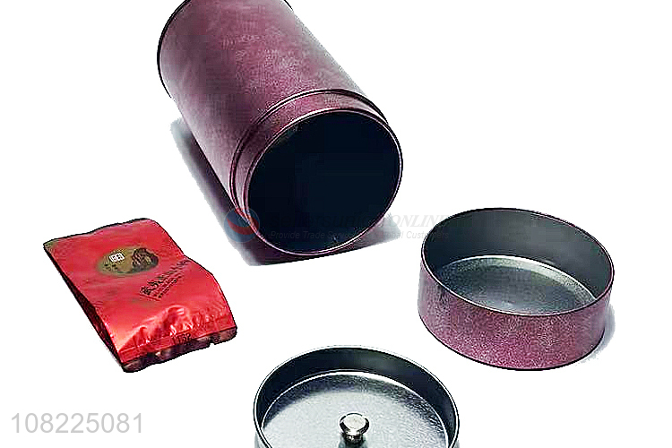 Hot Sale Cylinder Metal Can Multipurpose Tin Can Tea Can